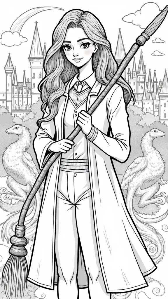 ginny weasley coloring pages